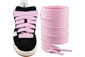 Endoto Lacci per Adidas Campus 00s scarpe, 16mm di larghezza laccio stringhe di ricambio Jumbo larghi piatti e spessi Shoelaces Laces