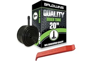20" Baldwins FAT Bike E-Bike 20 x 4.0-4.25 Inner Tube 33mm Long Schrader Valve & BALDY'S TYRE LEVER
