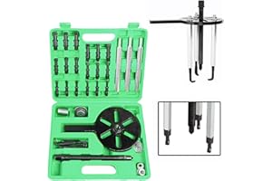 HOCOMAY Juego de extractor de rodamientos 34 en 1, herramienta de extracción de rodamientos multifuncional, kit separador de extracción de rodamientos de agujero ciego