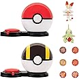 Pokémon Surprise Attack Game - 2-Inch Larvitar and Scorbunny with Poké Ball and Ultra Ball plus 6 Attack Discs