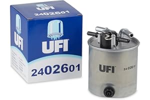 UFI Filters, Filtre Diesel 24.026.01, Filtre à Carburant de Remplacement, Adapté aux Voitures, Applicable sur Divers Modèles comme Nissan et Renault