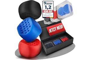 ‎EZOT EZOT Jawline Trainer - kiefer trainer für Männer und Frauen, definiert Kieferlinie und Gesichtstraining mit jawliner Toner, Jaw Exerciser für doppelkinn entferner, drei Wiederstandsstufen