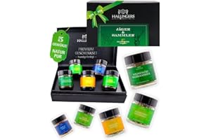 ‎HALLINGERS GENUSS MANUFAKTUR Hallingers Genuss Manufaktur Wild-Grillgewürze Geschenkset – 5 würzige Gewürze für Wild & Grillgerichte in edler Geschenkbox, Gewürze Set "Jäger & Sammler", Geschenkidee für Jäger, auch zu Weihnachten