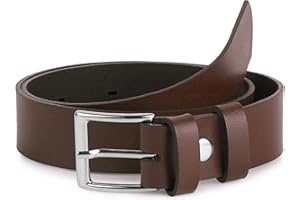 Ladeheid Ceinture enfant en cuir accessoire de mode pour enfants ceinture garçon avec boucle de 2,5 cm de largeur K1D5