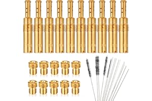 GHYUI Carburatore Principale Con Set Kit,20 Pezzi Kit getto principale Pilot Slow Set Fit per Keihin OKO KOSO PE PWK Carb