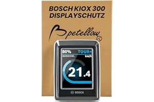Petellow Custodia protettiva adatta per display Bosch Kiox 300 – Pellicola protettiva per display per e-bike Display Kiox 300 da graffi e urti – Trasparente