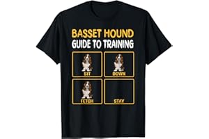 MIGNON BASSET HOUND Guide Du Basset Hound Chien L'Entraînement T-Shirt
