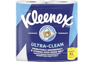 Kleenex Ultra-Clean Maxi ręcznik kuchenny, bardzo chłonne ręczniki kuchenne, 18 x 72 chusteczki, Big Pack