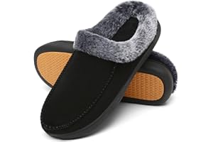 Mishansha Chaussons Femme Hiver Chaud Fourrés Pantoufles Mousse Mémoire Gr.36-43