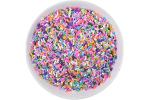 ZHIHENG 100g Resin Flatbacks Slime Accessories Clay Sprinkles Decoration for Slime Charms Filler DIY Slime Supplies Fake Candy Chocolate Cake Dessert Mud Particle Scrapbook Phone Case (needle1)