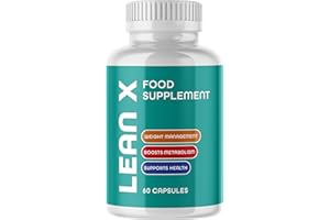 NUTRIZET LTD Lean X - Natural Ingredients - Vegan - Weight Management Capsules - One Months Supply - 60 Capsules