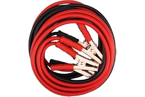 Heavy Duty Car Jumper Cable, 7 Feet Automotive Battery Booster Cable with Copper Clamps, Emergency Jump Start Wire for Cars, SUVs, Vans & Trucks with Carry Bag