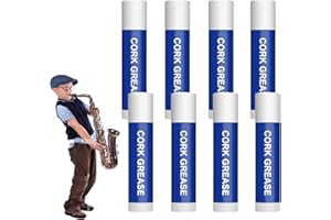 CERIOLL Grasa De Corcho, 8 Piezas Grasas Para Clarinete, Cork Grease, Barras De Grasa De Corchos, Para Juntas De Saxo, Clarinete Y Flauta Fácil De Aplicar Y Lubricación Duradera