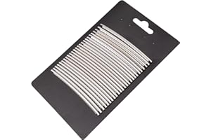 Musiclily 2,9mm Trastes Guitarra de Acero Inoxidable Jumbo Fret Wires 24Pcs para Guitarra Eléctrica Fender Strat Tele Ibanez Bajo, Cromado