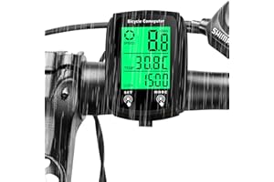 MANTOTO Bike Computer Universal Cycling Computer 19 Functions IP54 Waterproof Bicycle GPS Speedometer Odometer Wired Cycle Computer with Backlit LCD Touch Screen,Auto Start/Stop for MTB Road