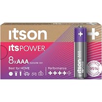 Panasonic Alkaline Power – Pila AA 1,5 V Confezione Da 8, Le Batterie Alcaline Che Durano Fino A 7 Anni In Magazzino, Perfette Per Telecomandi, Bilance E Orologi, Con Tecnologia Anti-Leak Che Protegge I Tuoi Dispositivi Da Perdite E Danni