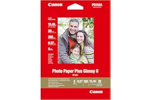Canon PP-201 Papier Photo Brillant Format 13x18cm (20 feuilles)