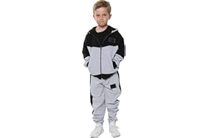 A2Z 4 Kids Garçons Filles Survêtement Enfants A2Z Badge Camouflage Camo Bleu Contraste Panneau Encapuchonné Top Bottom Jogging Costume Âge 2 3 4 5 6 7 8 9 10 11 12 13 Ans