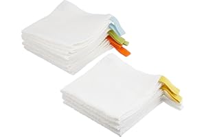 IKEA Krama myjki, białe 10 szt. bawełna niewybielana 30 x 30 cm