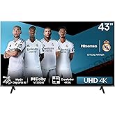 Hisense 43A6N - UHD 4K,VIDAA Smart TV, 43 Pulgadas, Dolby Vision, Modo Juego Plus, DTS Virtual X, Control por Voz televisor, 