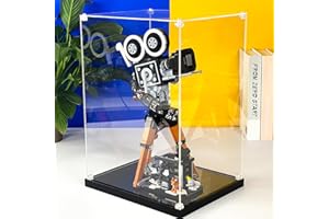 NOVDA Vitrine Acrylique pour Lego Walt Disney Tribute Camera 43230, Boîte de présentation Anti-poussière pour Lego 43230, Taille: 25x22x38 cm (modèle Non Inclus)