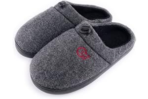 R-ISLAND Pantuflas hombre,Zapatillas de estar por casa,Zapatillas de invierno,Comodo y Ligero,Genial para casa