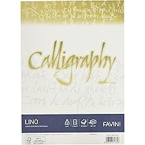 Carta Favini Calligraphy Nature Alga Avorio 90 Gr/m² - 50 Fogli A4 Per Inviti, Diplomi, Menù, Made In Italy - Foto 8