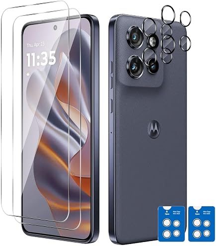 Pellicola In Vetro Temperato Per Motorola One Hyper: HD Trasparente, Anti-graffio 9H E Anti-impronte, Senza Bolle - 5