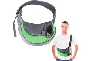 Bavokon Porte-Chiens pour Petits Chiens - Sac à bandoulière Portable pour Chiot,Transport Mains Libres réglable pour Chien, Sac à bandoulière pour Petit Chien Taille Moyenne, Chat, Lapin