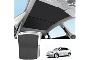 ‎THINSGO ThinsGo For Tesla Model Y Sun Canopy Sun Protection Cover Blocks UV Rays Skylight Sun UV Protection for Model Y 2021 2022 2023 Silver Painted