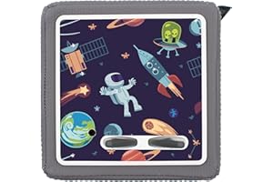 yabaduu Schutzfolie Schutzcover für Toniebox passgenau selbstklebend kindgerecht Folie Zubehör für Kinder Spielzeug (Y031-45 Weltraum, Ohne Wunschname)