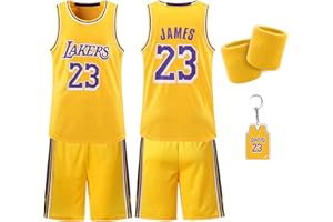 Pardofelis Maglia da basket per bambini, abbigliamento da basket con wrist wraps, maglia da basket per bambini, ad asciugatura rapida