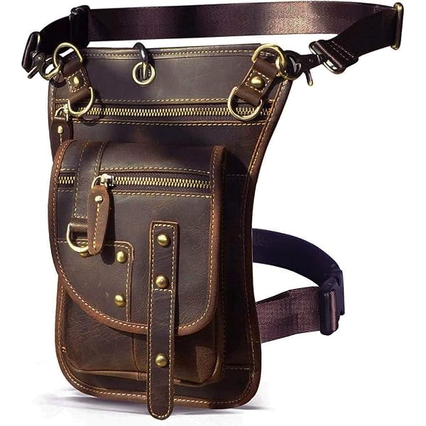 Borsa medievale nera, tipo marsupio, per ricreativi (18,2 x 11,9 cm