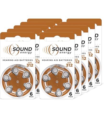 Energizer Batterie Per Apparecchi Acustici Taglia 312, Con Linguetta Marrone, Dimensioni 312, 12 Pezzi - Foto 8