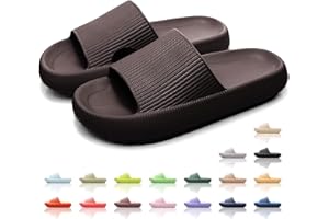 Exceligen Chmura suwaki dla kobiet i mężczyzn Cozisliders oryginalne suwaki kapcie antypoślizgowa poduszka prysznic klapki otwarte palce wygodne szybkoschnące klapki łazienkowe sandały