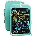 Kikapabi LCD Writing Tablet,10 inch Doodle Board Drawing Pad Tablet with Lock Function, Erasable, Portable, Educational Learning Unicorn Toy Gifts for 3 4 5 6 7 8 9 Years Old Girls Toddlers (Blue)