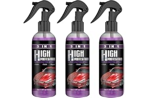 SOCHII 100ML 3 in 1 High Protection Quick Car Coating Spray, Plastic Parts Refurbish Agent, Quick Coat Car Wax Polish Spray