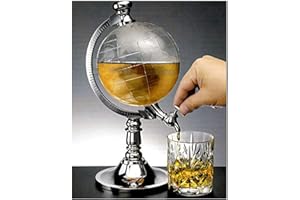 SANBOUSI Distributeur de boisson globe avec robinet, distributeur de bière, distributeur de jus, accessoires de fête de jardin