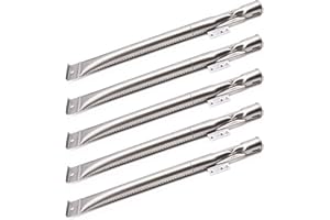 CRIDITPID BBQ-Element Stainless Steel Grill Burner Tubes Replacement for Nexgrill 720-0888, 720-0888N, 720-0882S, Gas Grill Pipe Burners for Kenmore, Kitchen Aid, Nexgrill 720-0830H Gas Grill.(5 Pack)