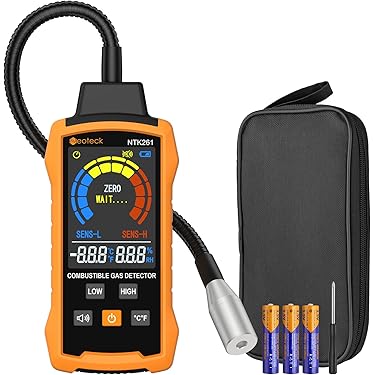 Coreel Detector De Humo Detector De Monóxido De Carbono Combinado Con Pantalla Digital Y Alarma De Luz De Sonido Alarma De Humo Y Co 2 En 1 Con