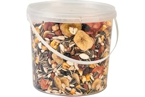 HUNGRY PETS Premium Parrot Food (2.5L, Fruity Mix)