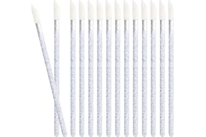 ‎SRUIDYLADY 50 Stück Einweg-Lippenpinsel,Lippenstift Stab Applikator Lipgloss Concealer Pinsel Lippenapplikator Werkzeug (CSB-blue-1)