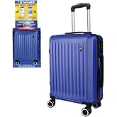 ARTREE Cabin Suitcase 55 x 40 x 20 cm, Lightweight ABS Hard Cabin Trolley 4 Wheels 360&deg; with Telescopic Handle and Safety Loc