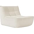 Fauteuils Poire Pour Salon VEVOR Pouf Poire Rond De 0,9 M Avec Housse Amovible Et Lavable, Rempli Fauteuils Poire Pour Enfants