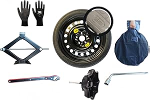 ‎D'ANGELO 1988 D'ANGELO 1988 Reserverad Ersatz notrad 17" vereinbar mit Suzuki Vitara, SX4, S-Cross, Swift Sport, KIZASHA mit Wagenheber, Schlüssel und Tasche