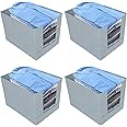 Kuber Industries Non-Woven Shirt Stacker/Clothes Organizer|Solid Color & Foldable Non Woven Material|Closet & Wardrobe Organi