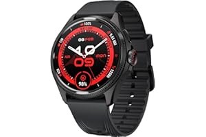 Ticwatch Pro 5 Enduro Black Smartwatch para Hombres 1.43 "Android Wear OS Reloj Inteligente 90 Horas de batería 110+ Modos de Entrenamiento 7/24 Ritmo cardíaco No es Compatible con iPhone/iOS