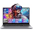 Bmax Laptop De 15.6", 16 GB RAM 512 GB SSD, Procesador Intel N95 Quad-Core (hasta 3.4 GHz), Pantalla FHD IPS De 15.6 Pulgadas, HDMI, WiFi 5, BT 5.0, USB3.0, Batería De