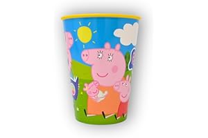 Stor Peppa Pig Vaso Infantil 260 ml – Plástico sin BPA, Irrompible y Reutilizable – Taza para Niños – Ideal para Agua, Zumo o Leche – Vaso Infantil para Casa, Escuela o Viaje