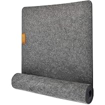 Filz-Tischläufer 30x100 Cm – Waschbar, Beidseitig Nutzbar, Mit Lederetikett – Für Küche & Esstisch